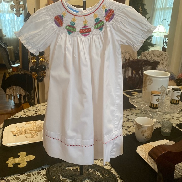 Anavini Smocked Infant Girls Dress size 18 months - Picture 5 of 16